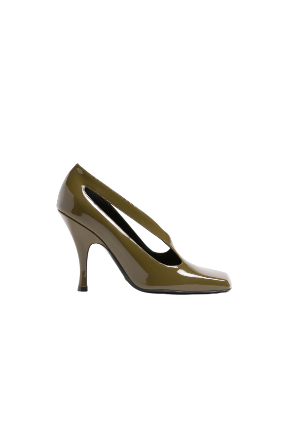 Eva Olive Asymmetric Pump For Cheap