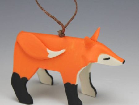 Porcelain Fox Ornament by Beth DiCara Hot on Sale