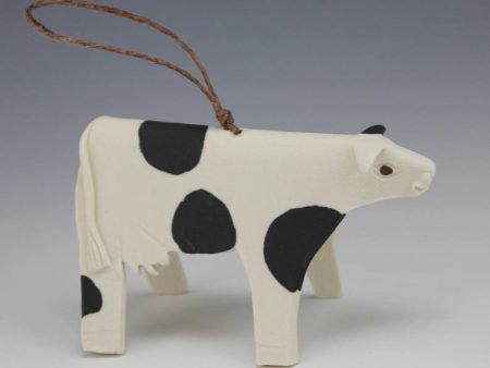 Porcelain Cow Ornament by Beth DiCara Online Hot Sale