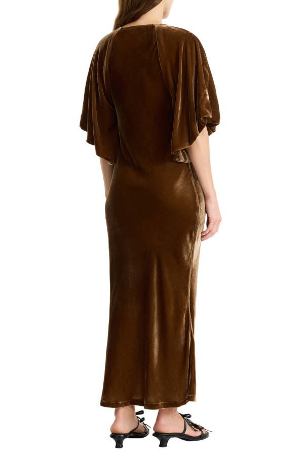 Rosae Velvet Maxi Dress Hot on Sale