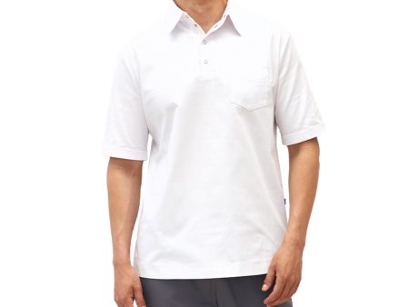 Treat in Style Men s Medical Polo Sports Shirt - White Online Hot Sale