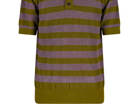 Mercy Stripe Polo Shirt Online Sale