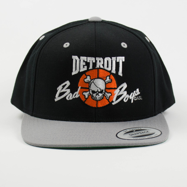 Detroit Bad Boys Flat Bill Grey Snapback Cap Online now