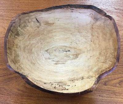 X-Large Spaulted Maple Wood Bowl by Spencer Peterman Online Sale