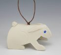 Porcelain Rabbit Ornament by Beth DiCara For Sale