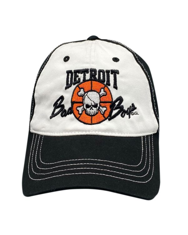 Detroit Bad Boys Baseball Cap - Black White For Discount