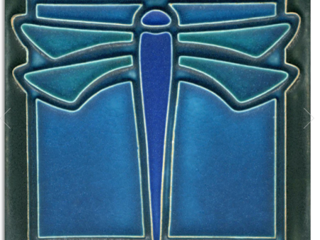 Ceramic Dragonfly Tile by Motawi Tileworks Supply