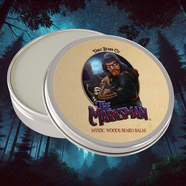 The Marksman - Beard Balm - Crisp Pine, Warm Cedar, Fresh Sandalwood, Soft Mosses, and Mystical Amber For Cheap