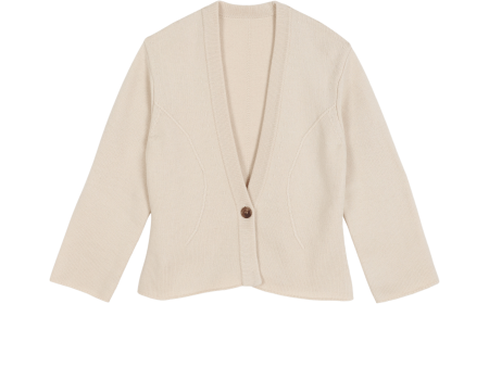 Dali Beige Merino Wool Cardigan Online