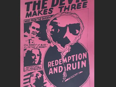 Limited Edition 16.5x24 Redemption and Ruin Smokey Devil Poster Discount