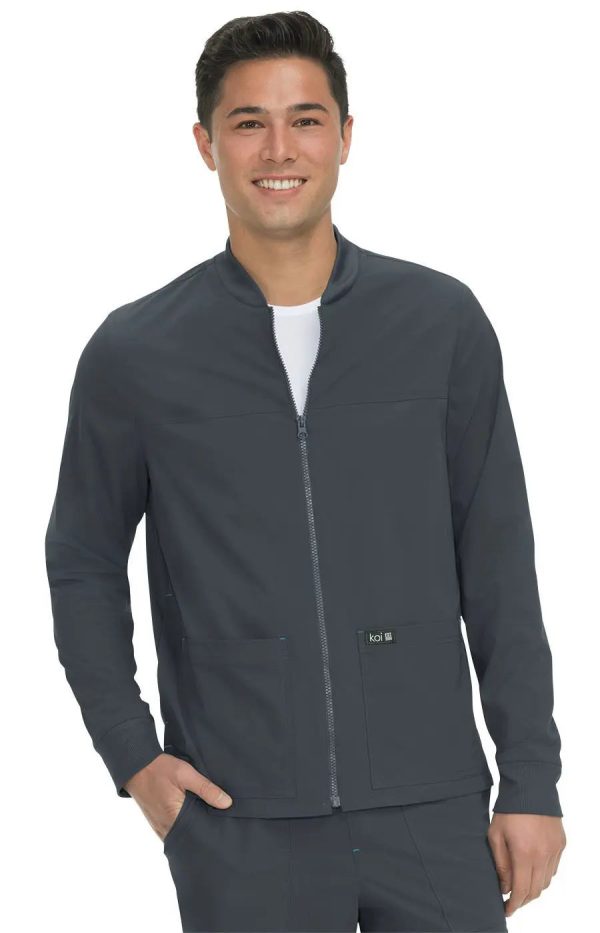 Koi Hayden Jacket (Unisex) - Charcoal Online Sale