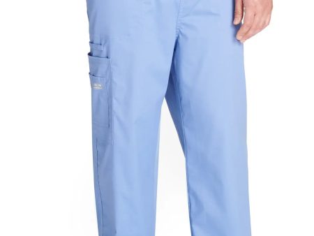 Cherokee Unisex 5-Pocket Drawstring Cargo Pant - Ceil Blue Sale