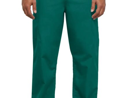 Cherokee Unisex 3-Pocket Drawstring Cargo Pant - Hunter Green For Discount