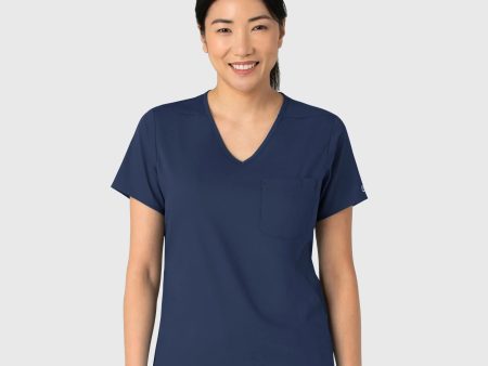 Wink Women s Tuck-In Scrub Top - Navy Supply