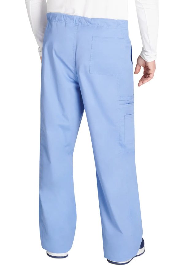 Cherokee Unisex 5-Pocket Drawstring Cargo Pant - Ceil Blue Sale