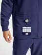 Jaanuu Men s Classic Scrub Jacket 1.0 - Navy Fashion