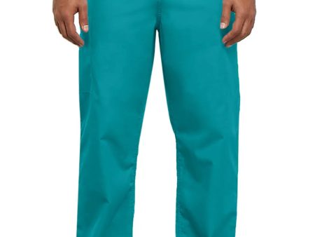 Cherokee Unisex 3-Pocket Drawstring Cargo Pant - Teal Online Hot Sale