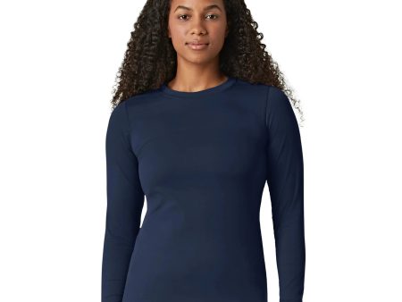 Wink Women s Performance Long Sleeve Tee - Navy Online now