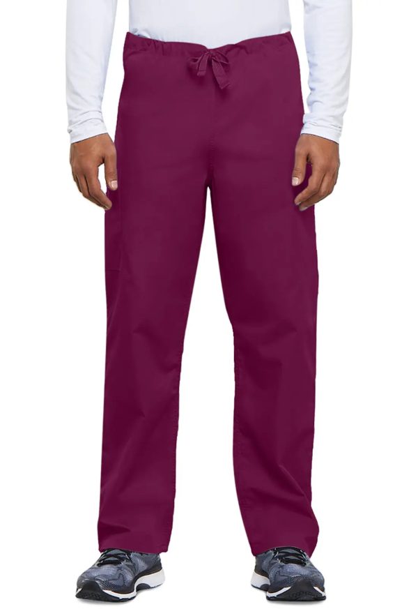 Cherokee Unisex 3-Pocket Drawstring Cargo Pant - Wine Hot on Sale