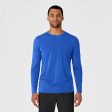 Wink Men s Performance Long Sleeve Tee - Royal Blue For Sale