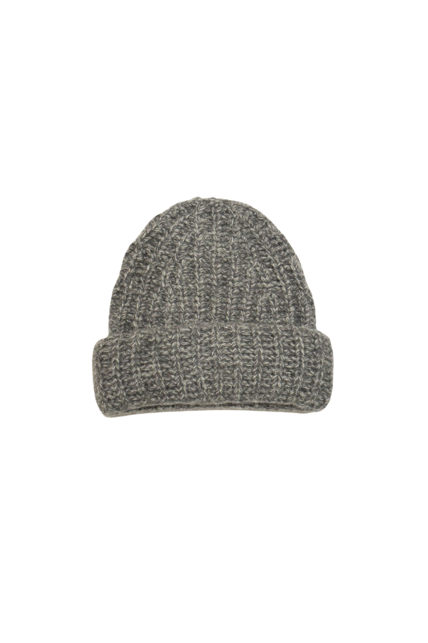 Becka Soft Grey Beanie For Cheap