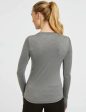 Jaanuu Women s Tech Tee Underscrub - Heather Gray Online