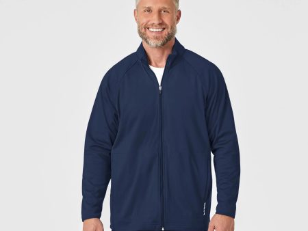 Wink Men s Fleece Full Zip Jacket - Navy Cheap