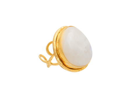 Macaron Ring in Moon Stone Hot on Sale