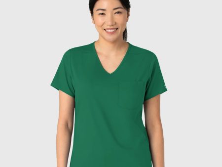 Wink Women s Tuck-In Scrub Top - Hunter Hot on Sale