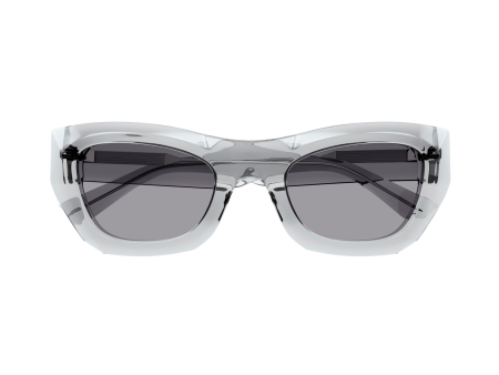 Shiny Transparent Cat Eye Sunglasses Cheap