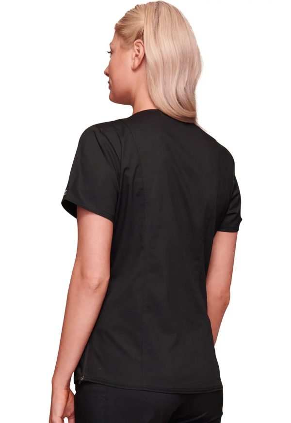 Cherokee Maternity Mock Wrap Top - Black For Cheap