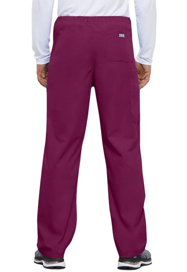 Cherokee Unisex 3-Pocket Drawstring Cargo Pant - Wine Hot on Sale