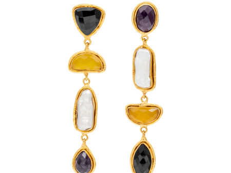 Cascade Amethyst Earrings Hot on Sale