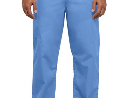 Cherokee Unisex 3-Pocket Drawstring Cargo Pant - Ceil Blue Supply