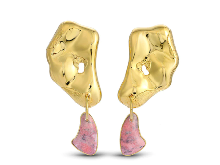 Profundo Earrings in Pink Discount