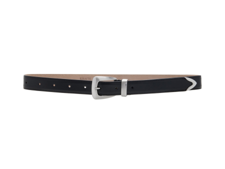 Benny Black Leather Belt Online Hot Sale