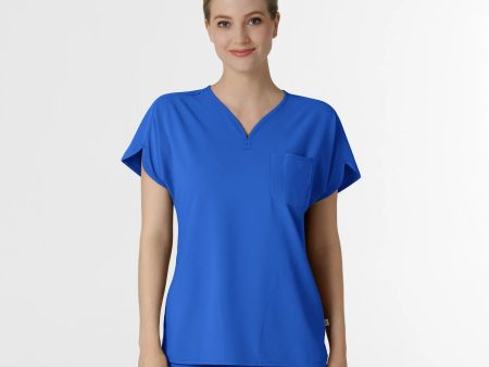 Wink Women s RENEW Dolman Scrub Top - Royal Blue For Sale