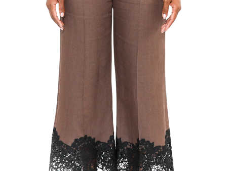 Lace Flare Cropped Pants Online