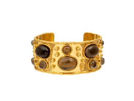 Byzantine Smoked Quartz Cuff Sale