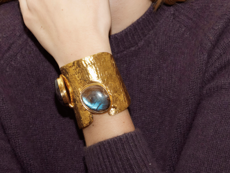 Ajourée II Labradorite Cuff Online