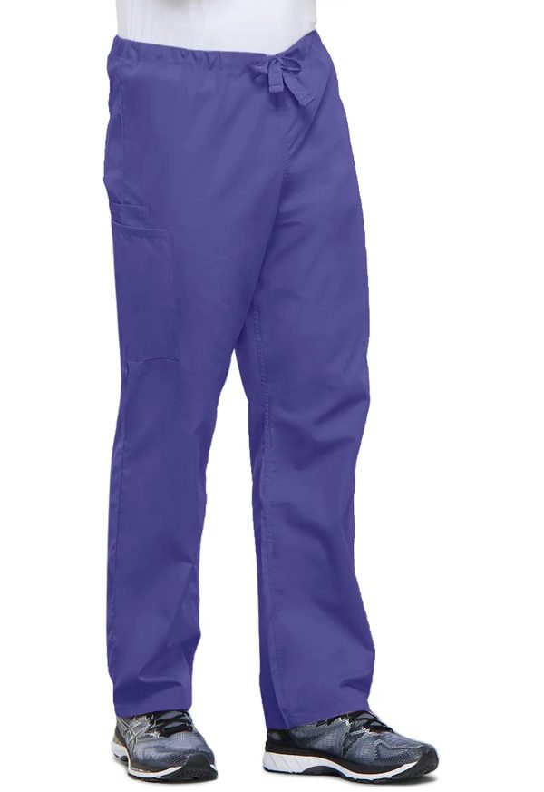 Cherokee Unisex 3-Pocket Drawstring Cargo Pant - Grape For Sale