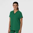 Wink Women s Drop Shoulder Boxy Scrub Top - Hunter Cheap