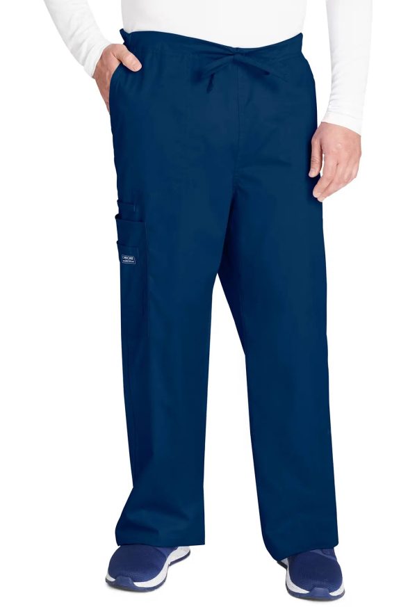 Cherokee Unisex 5-Pocket Drawstring Cargo Pant - Navy Supply