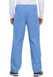 Cherokee Unisex 3-Pocket Drawstring Cargo Pant - Ceil Blue Supply