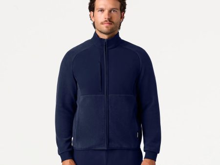 Jaanuu Men s Cloud Hybrid Fleece Jacket - Midnight Navy Cheap