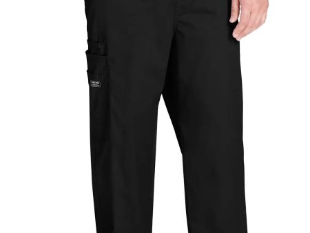 Cherokee Unisex 5-Pocket Drawstring Cargo Pant - Black Online Sale