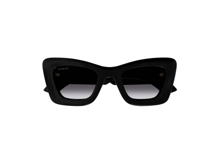 Logo Black Cat Eye Sunglasses Hot on Sale