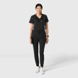 Wink Women s Tuck-In Scrub Top - Black Online