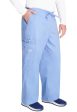 Cherokee Unisex 5-Pocket Drawstring Cargo Pant - Ceil Blue Sale