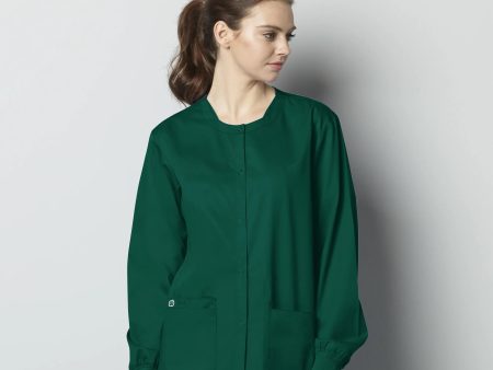 Wink Unisex Snap Front Jacket - Hunter Online Hot Sale